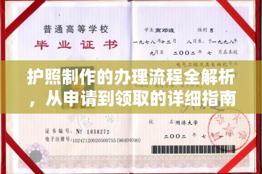 周口护照制作的办理流程全解析，从申请到领取的详细指南