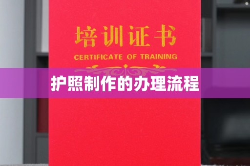 周口护照制作的办理流程