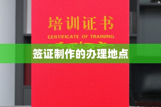 周口签证制作的办理地点