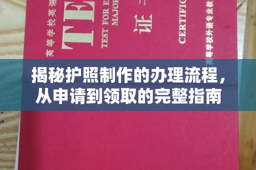 周口揭秘护照制作的办理流程，从申请到领取的完整指南