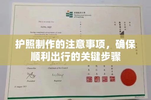 周口护照制作的注意事项，确保顺利出行的关键步骤