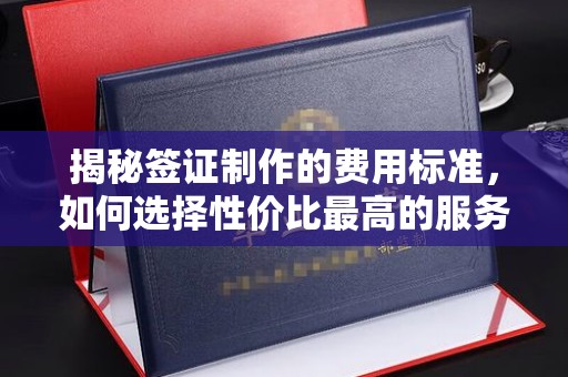 周口揭秘签证制作的费用标准，如何选择性价比最高的服务？