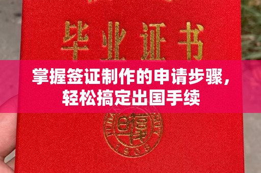 周口掌握签证制作的申请步骤，轻松搞定出国手续