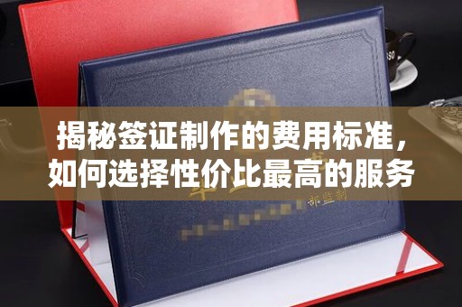周口揭秘签证制作的费用标准，如何选择性价比最高的服务？