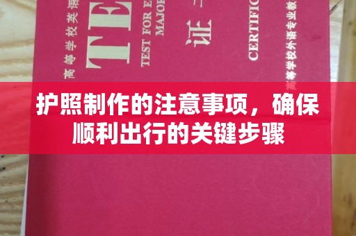 周口护照制作的注意事项，确保顺利出行的关键步骤