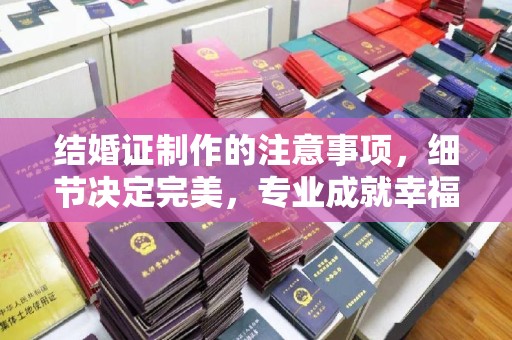 周口结婚证制作的注意事项，细节决定完美，专业成就幸福