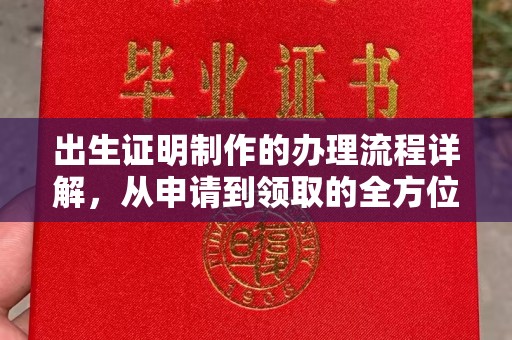 周口出生证明制作的办理流程详解，从申请到领取的全方位指南