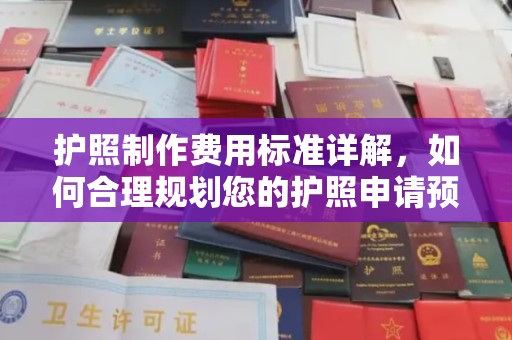 周口护照制作费用标准详解，如何合理规划您的护照申请预算